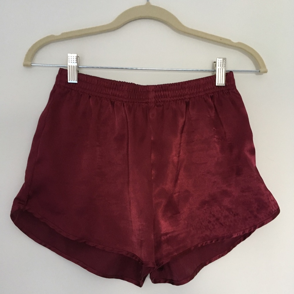 American Apparel satin shorts